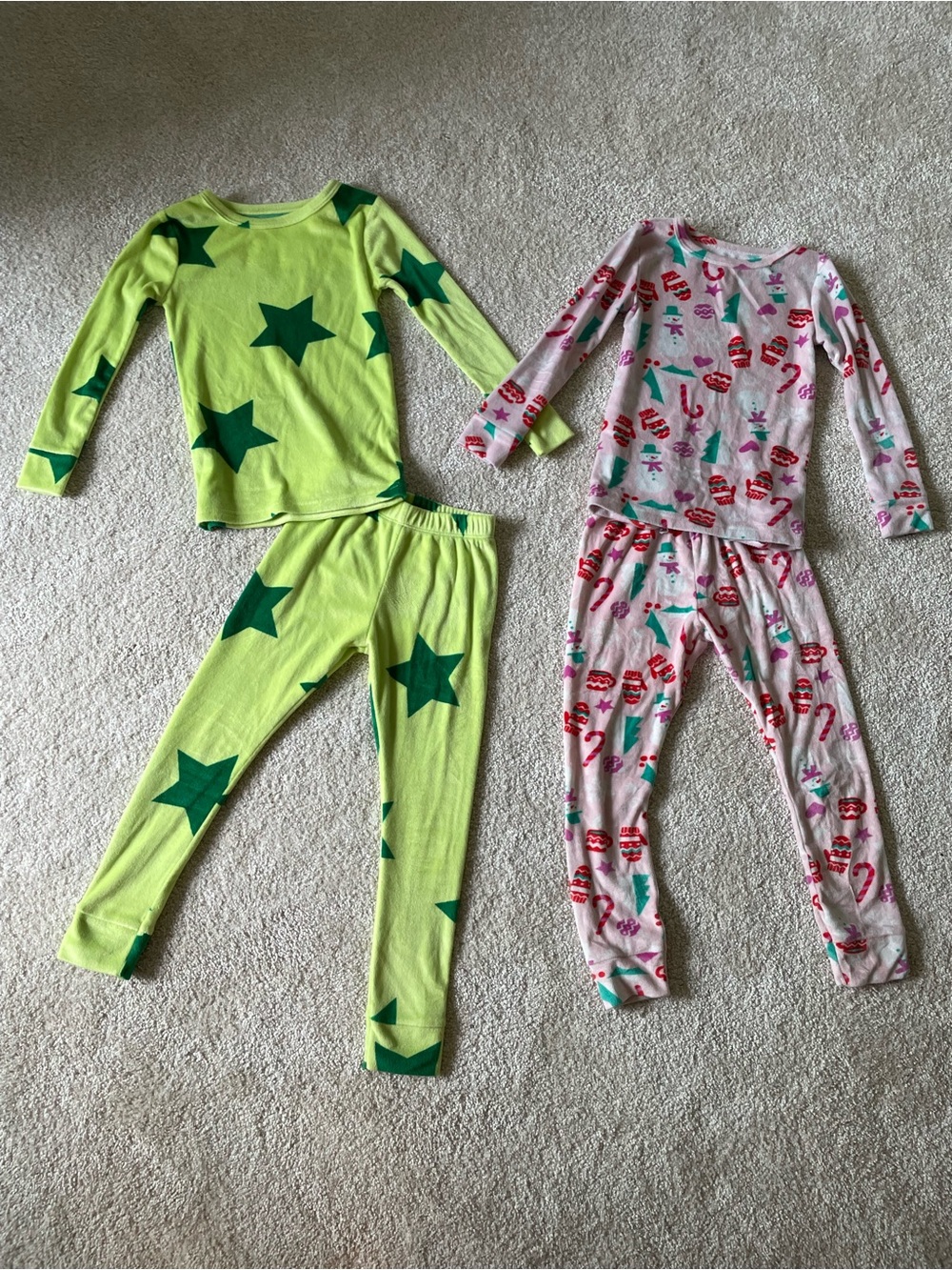 Fleece pajama sets